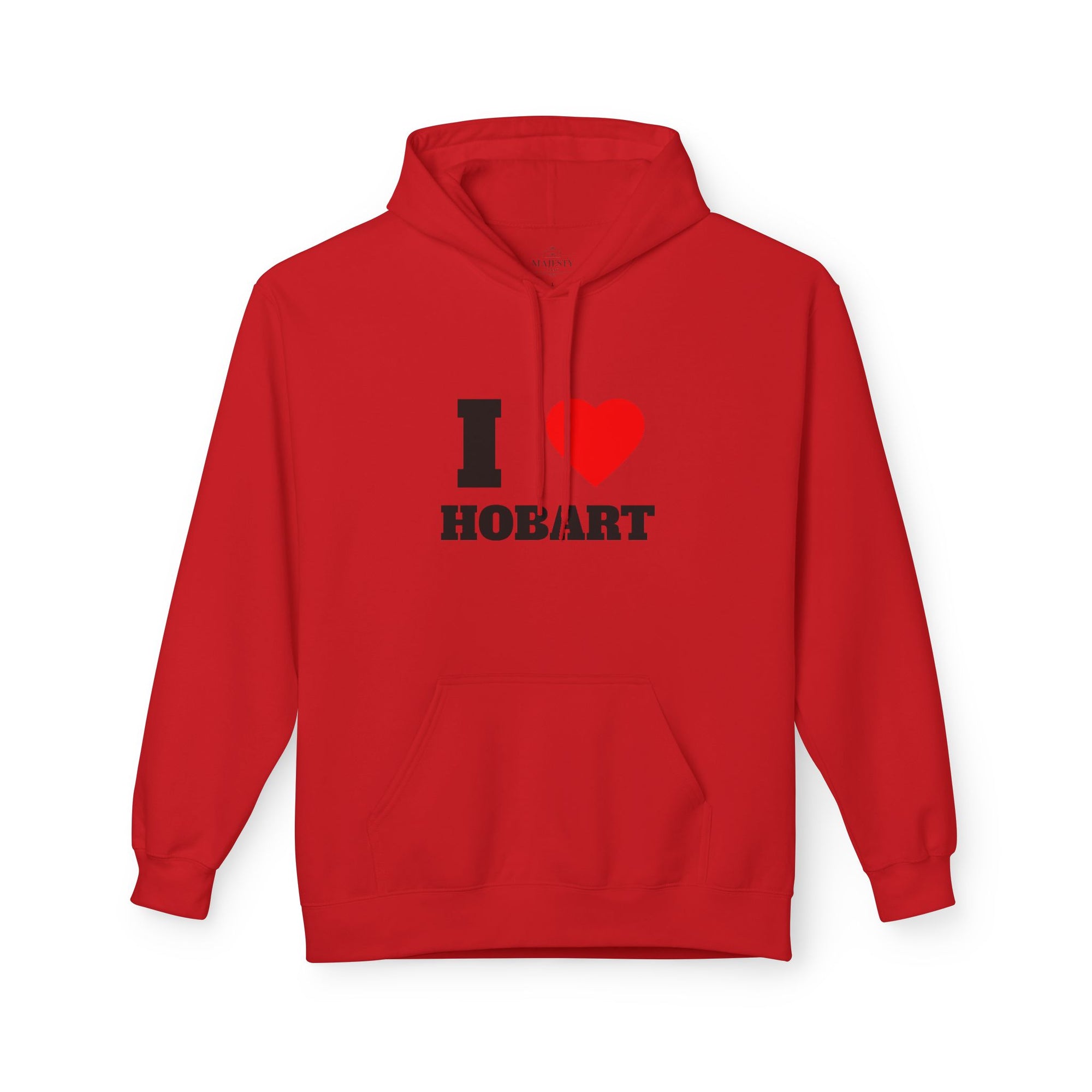 'I Love Hobart' Unisex Softstyle Fleece Hoodie, Cozy Gift, Streetwear, Unique Fashion, Casual Wear, Lounge Essential