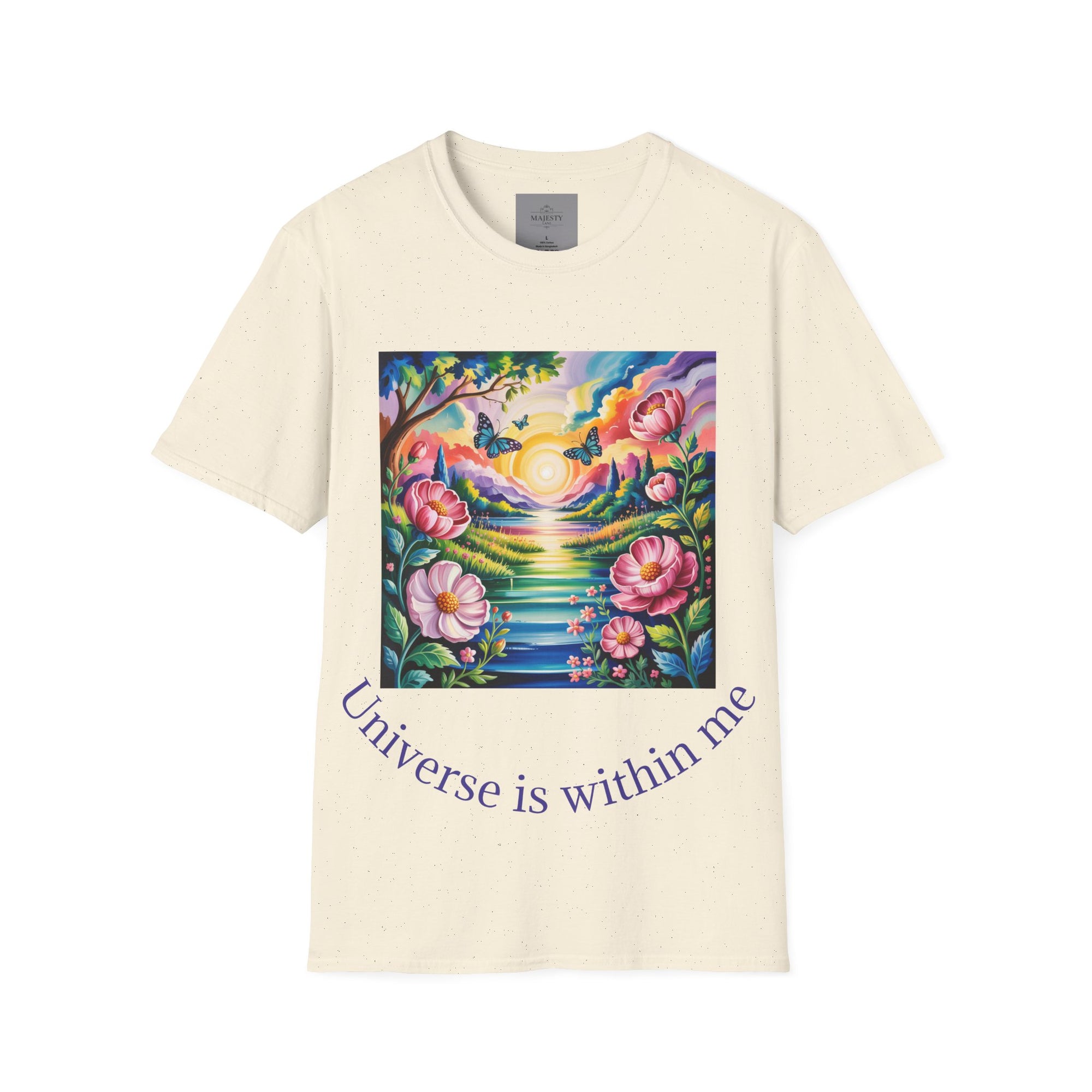 Universe is Within Me Unisex T-Shirt, Softstyle Tee, Inspirational Shirt, Heartfelt Gift