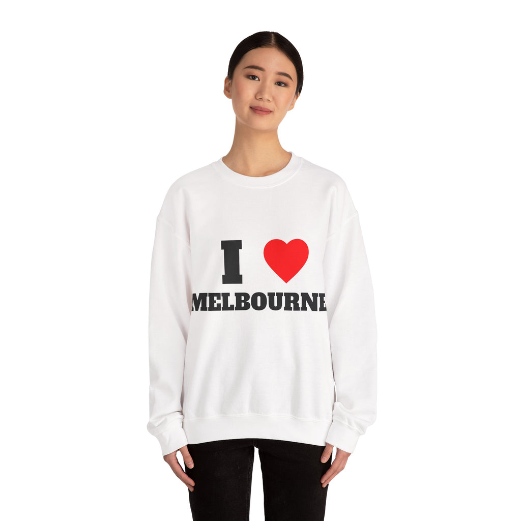 I Love Melbourne Unisex Crewneck Sweatshirt | Cozy Gift for Travelers, Fashion Lovers, Tasmania Souvenir, Comfortable Sweatshirt, [...]
