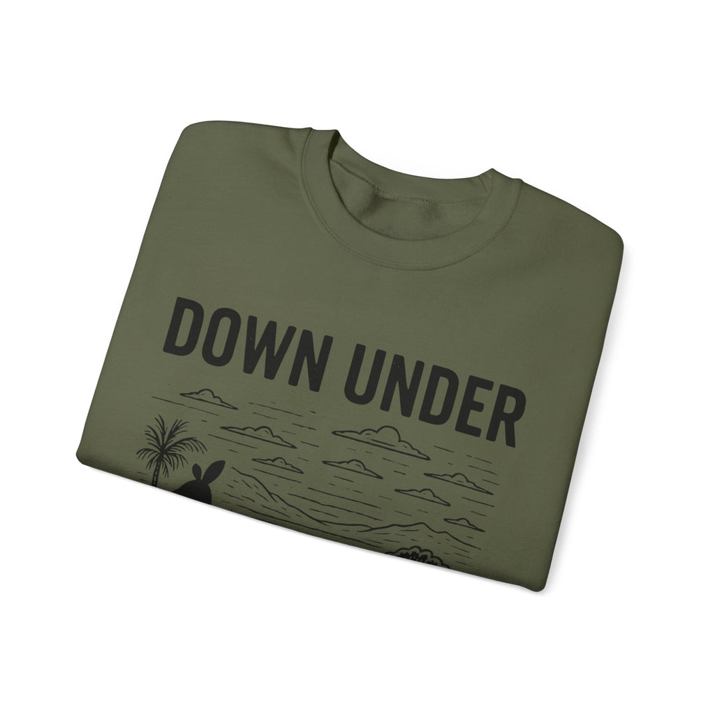 Down Under Unisex Crewneck Sweatshirt | Cozy Gift for Travelers, Fashion Lovers, Tasmania Souvenir, Comfortable Sweatshirt, [...]
