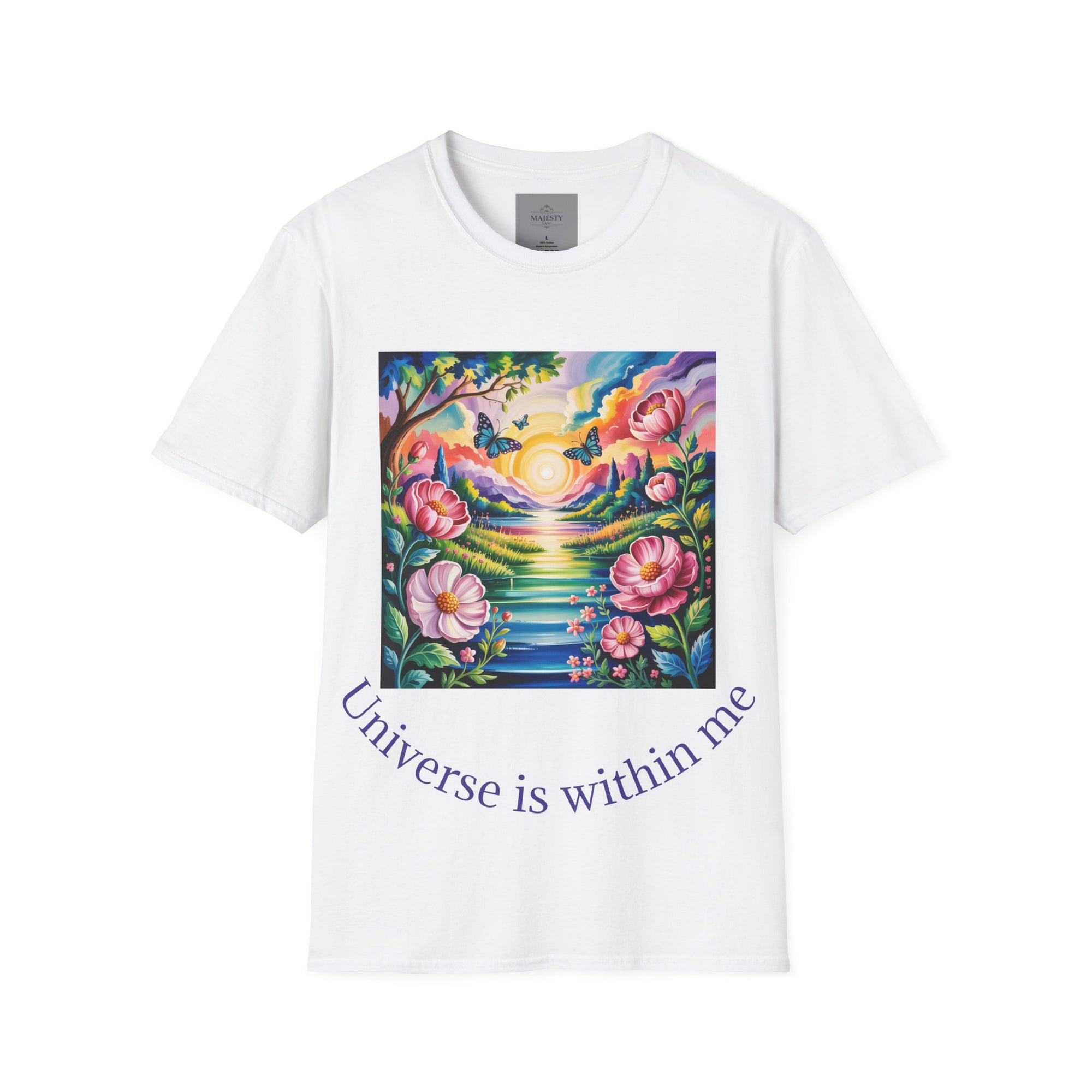 Universe is Within Me Unisex T-Shirt, Softstyle Tee, Inspirational Shirt, Heartfelt Gift