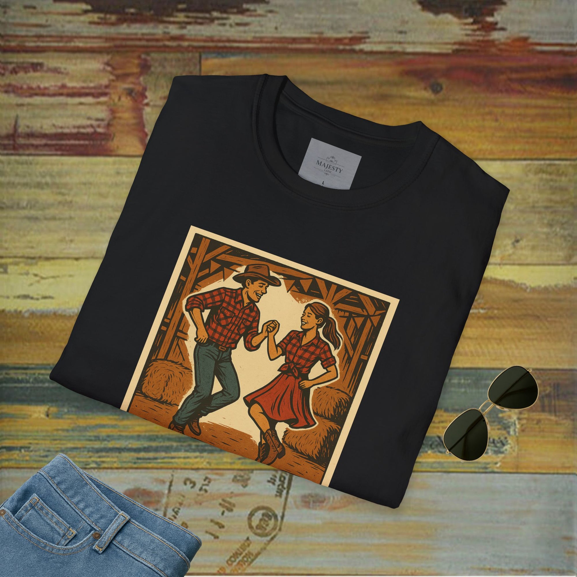 Country's Energy Coming Together Unisex T-Shirt, Softstyle Tee, Inspirational Shirt, Heartfelt Gift