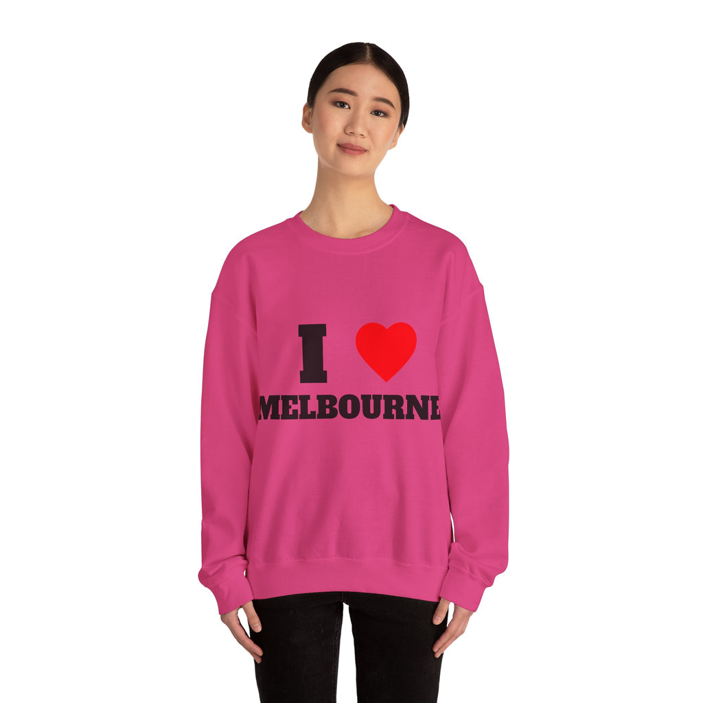 I Love Melbourne Unisex Crewneck Sweatshirt | Cozy Gift for Travelers, Fashion Lovers, Tasmania Souvenir, Comfortable Sweatshirt, [...]