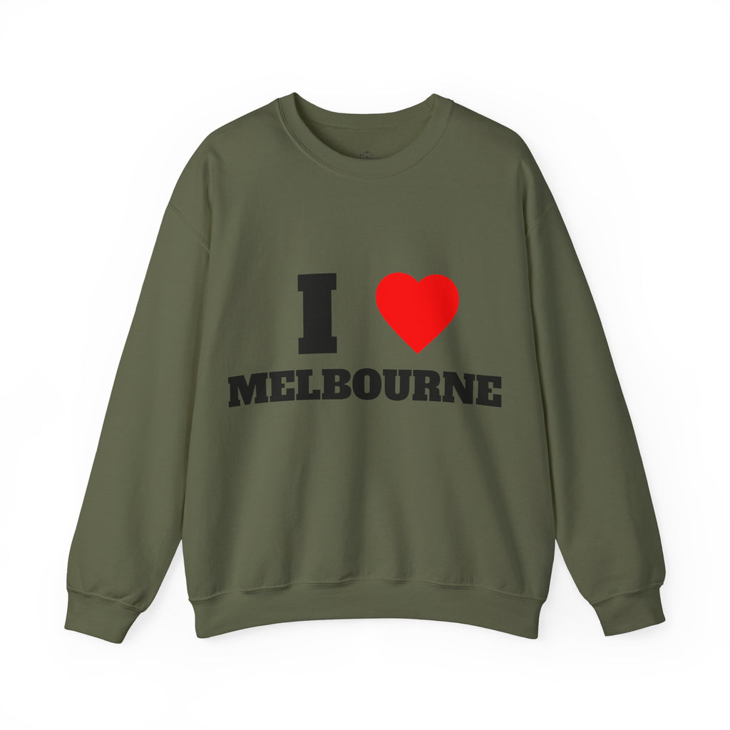 I Love Melbourne Unisex Crewneck Sweatshirt | Cozy Gift for Travelers, Fashion Lovers, Tasmania Souvenir, Comfortable Sweatshirt, [...]