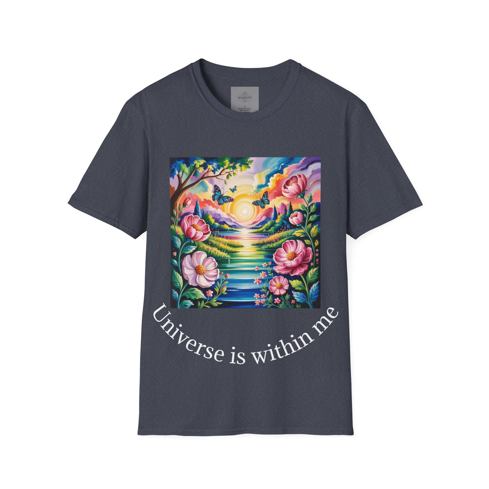 Universe is Within Me Unisex T-Shirt, Softstyle Tee, Inspirational Shirt, Heartfelt Gift