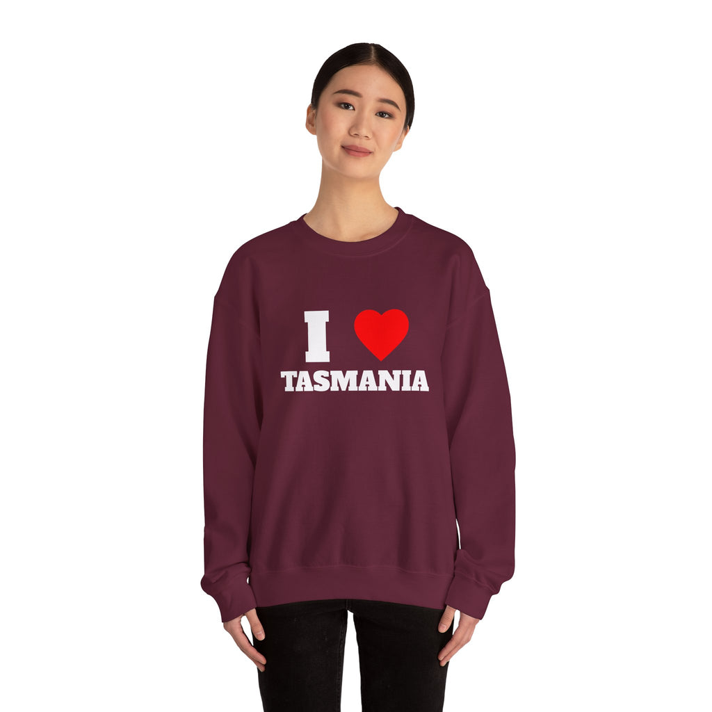 I Love Tasmania Unisex Crewneck Sweatshirt | Cozy Gift for Travelers, Fashion Lovers, Tasmania Souvenir, Comfortable Sweatshirt, [...]