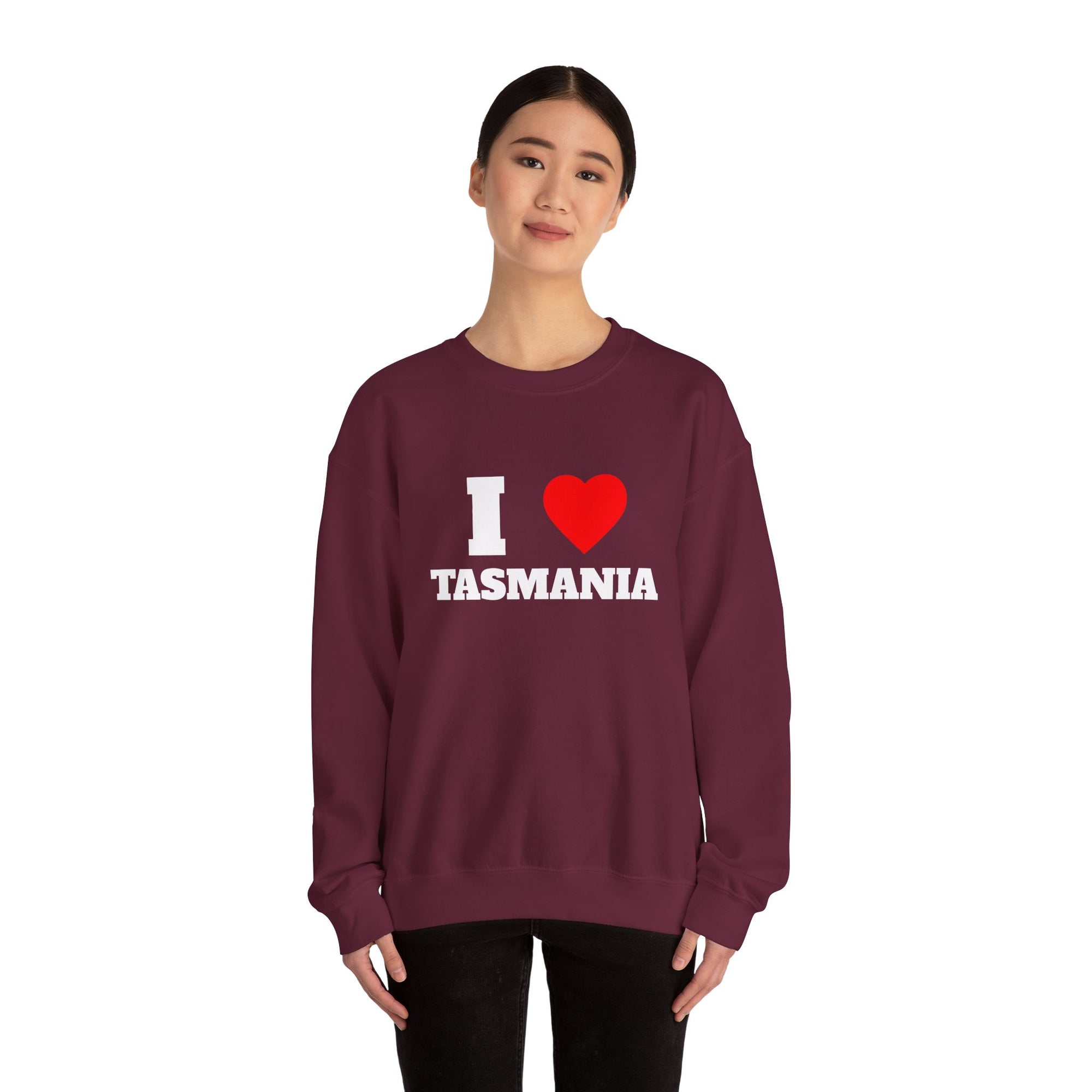 I Love Tasmania Unisex Crewneck Sweatshirt | Cozy Gift for Travelers, Fashion Lovers, Tasmania Souvenir, Comfortable Sweatshirt, [...]