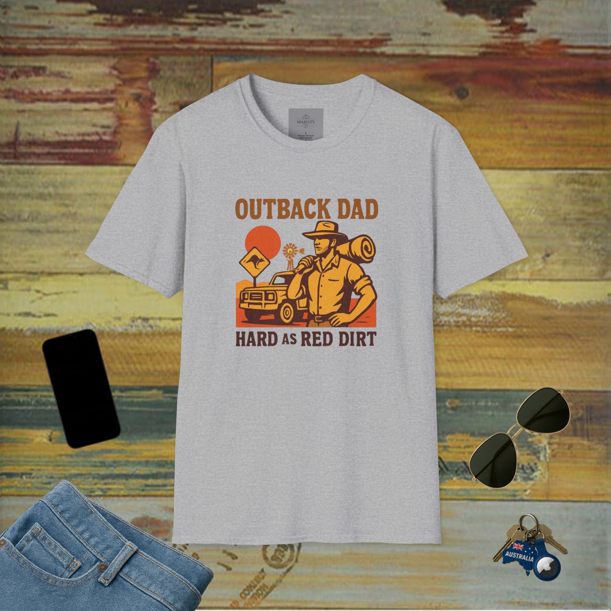 Outback Dad T-Shirt, Softstyle Tee