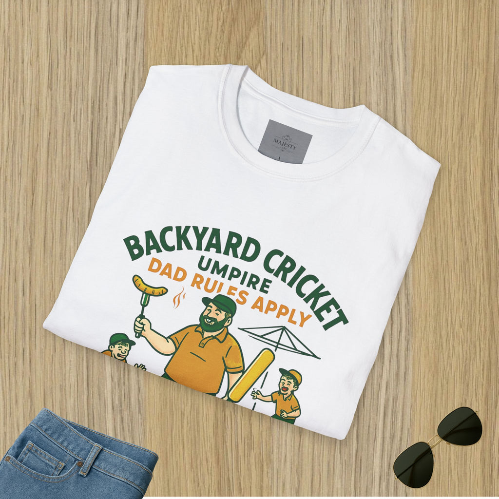 Backyard Cricket Dad Can't Fix T-Shirt, Softstyle Tee