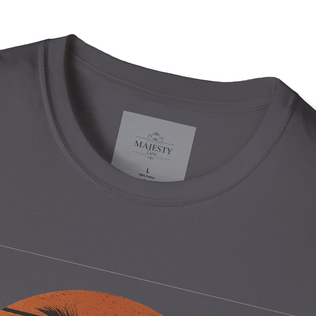 Sunset Palm Unisex T-Shirt, Softstyle Tee, Inspirational Shirt, Heartfelt Gift