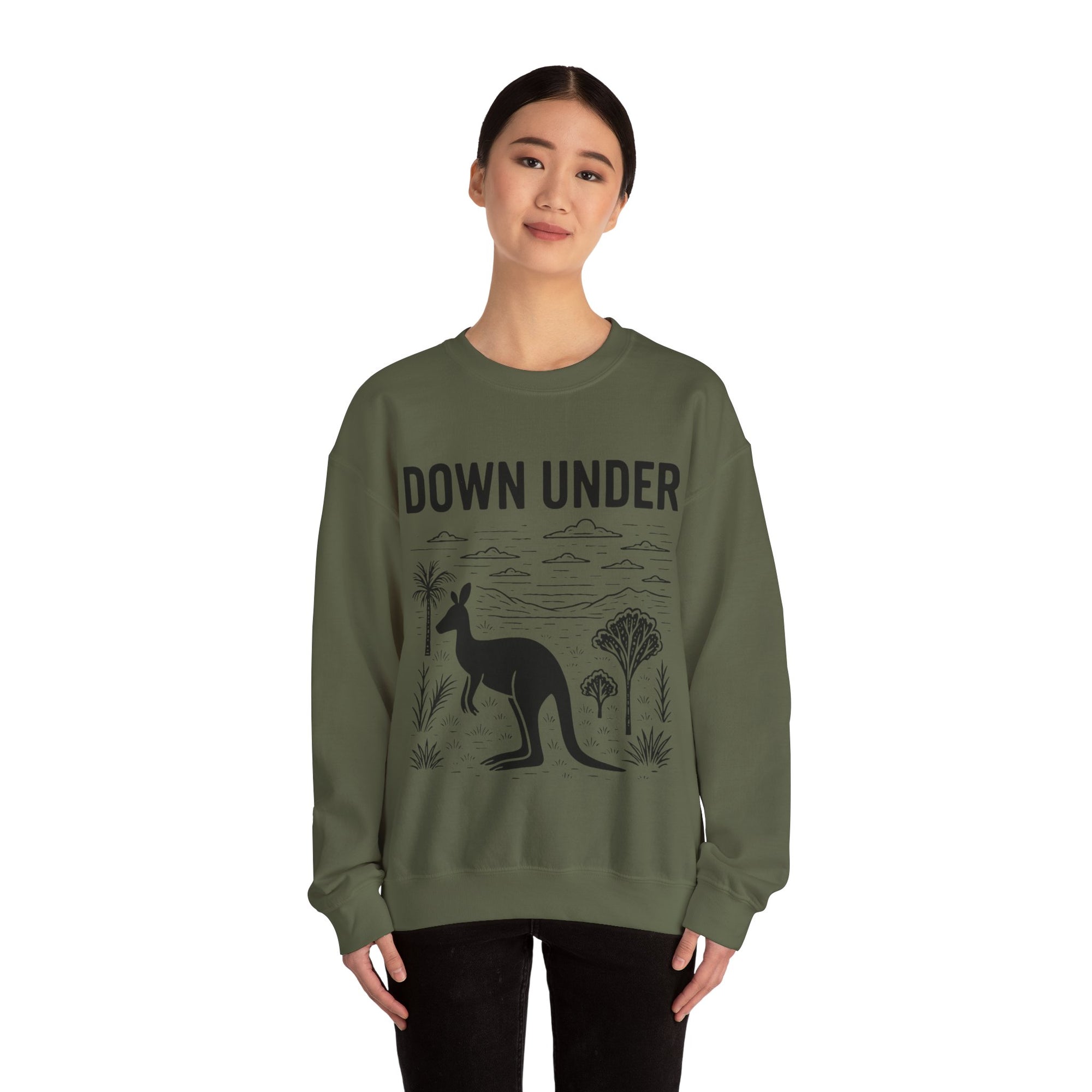 Down Under Unisex Crewneck Sweatshirt | Cozy Gift for Travelers, Fashion Lovers, Tasmania Souvenir, Comfortable Sweatshirt, [...]