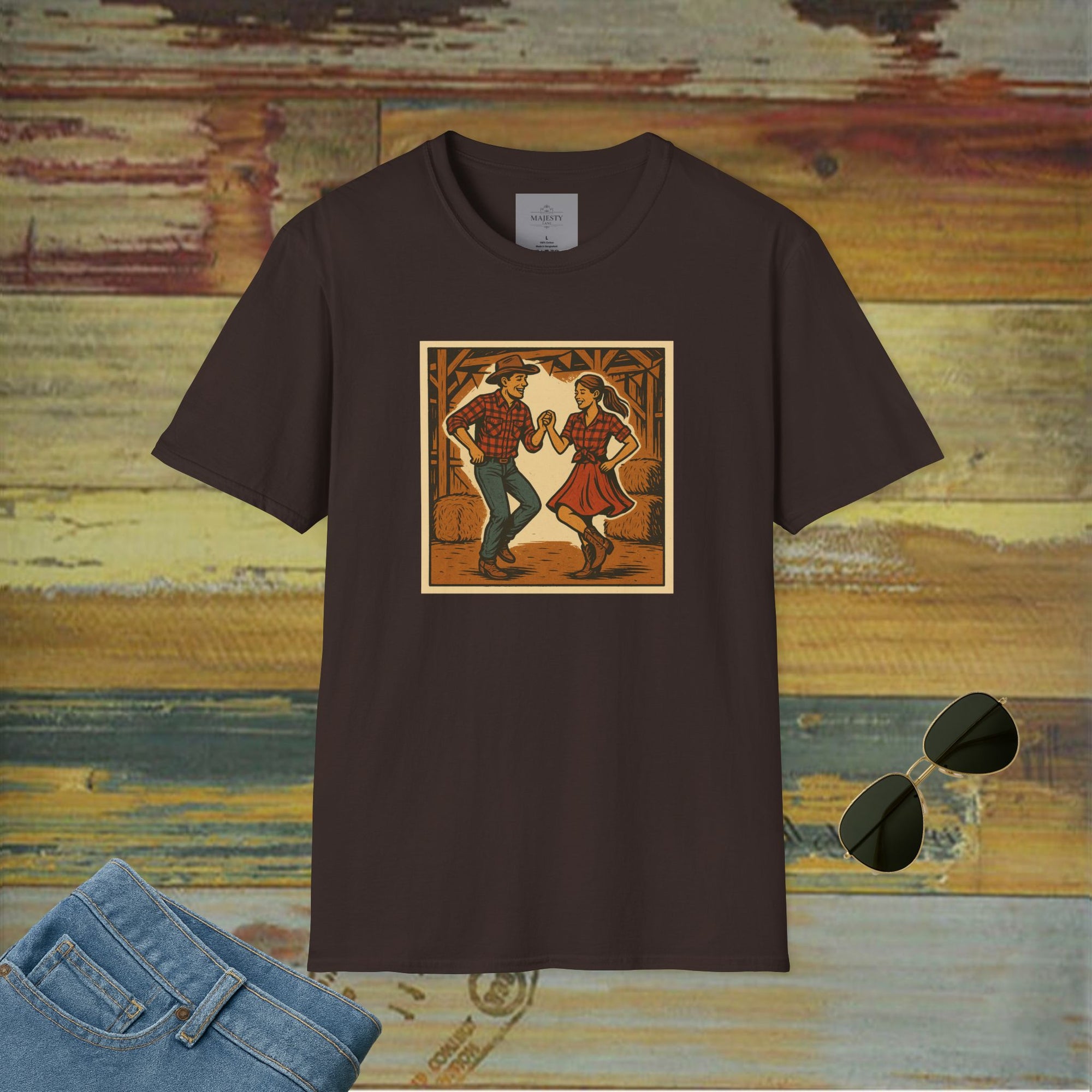 Country's Energy Coming Together Unisex T-Shirt, Softstyle Tee, Inspirational Shirt, Heartfelt Gift