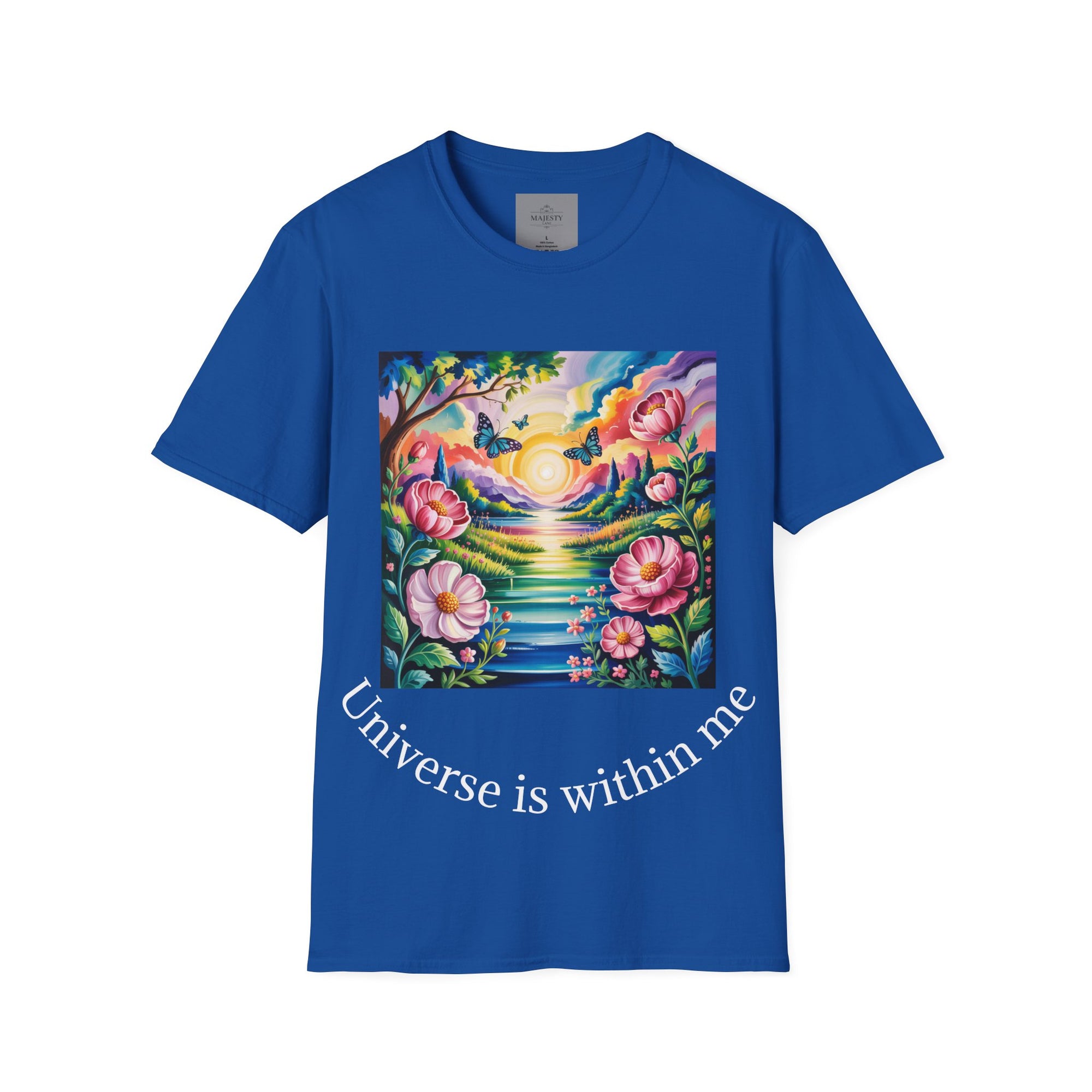 Universe is Within Me Unisex T-Shirt, Softstyle Tee, Inspirational Shirt, Heartfelt Gift