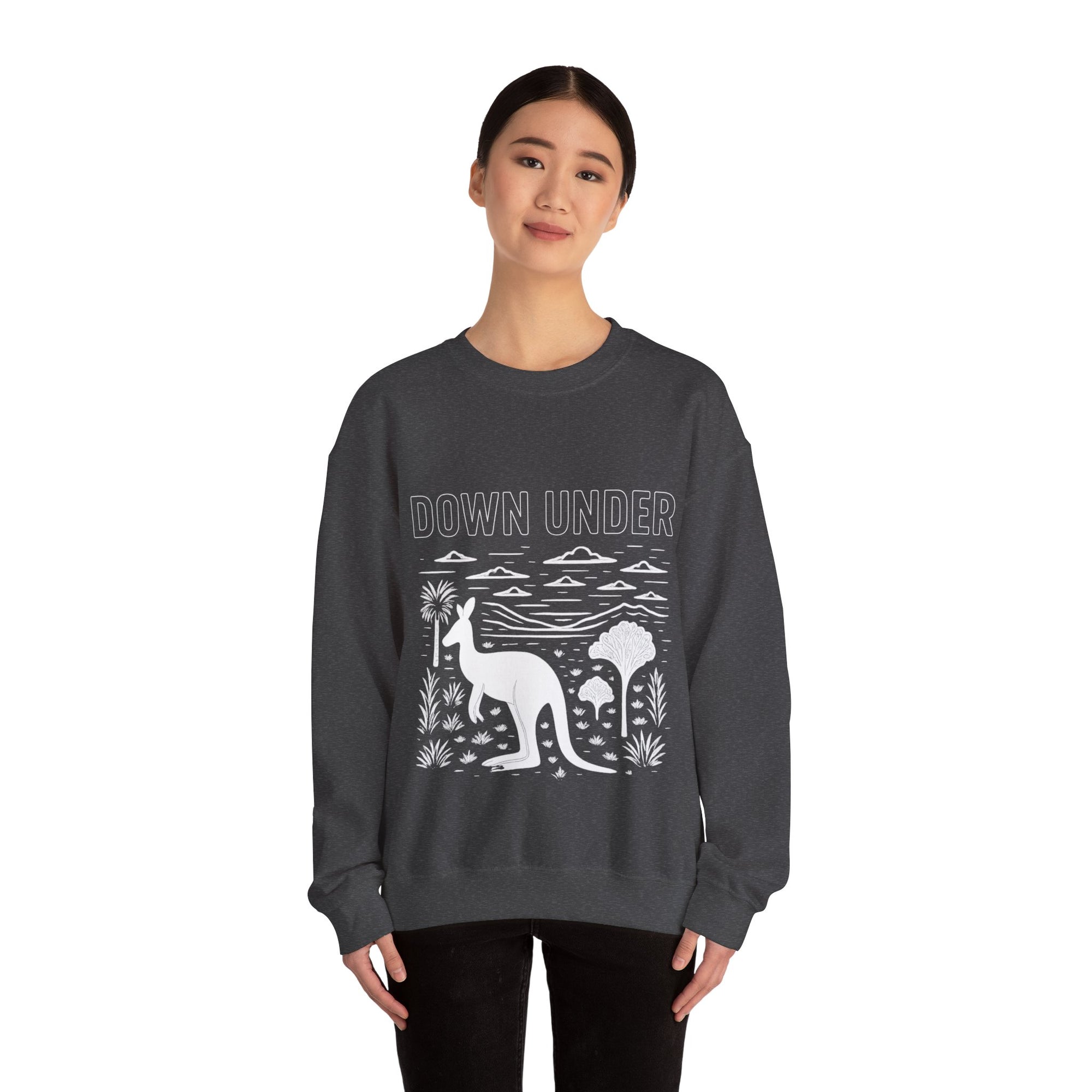Down Under Unisex Crewneck Sweatshirt | Cozy Gift for Travelers, Fashion Lovers, Tasmania Souvenir, Comfortable Sweatshirt, [...]