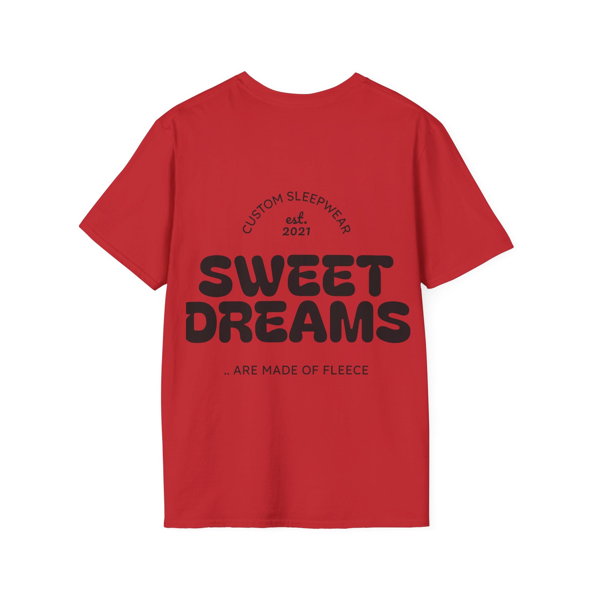 Sweet Dreams Unisex Sleep T-Shirt, Cozy Lounge Wear, Gift for Sleep Lovers, Sleepover Essentials, Custom Sleepwear