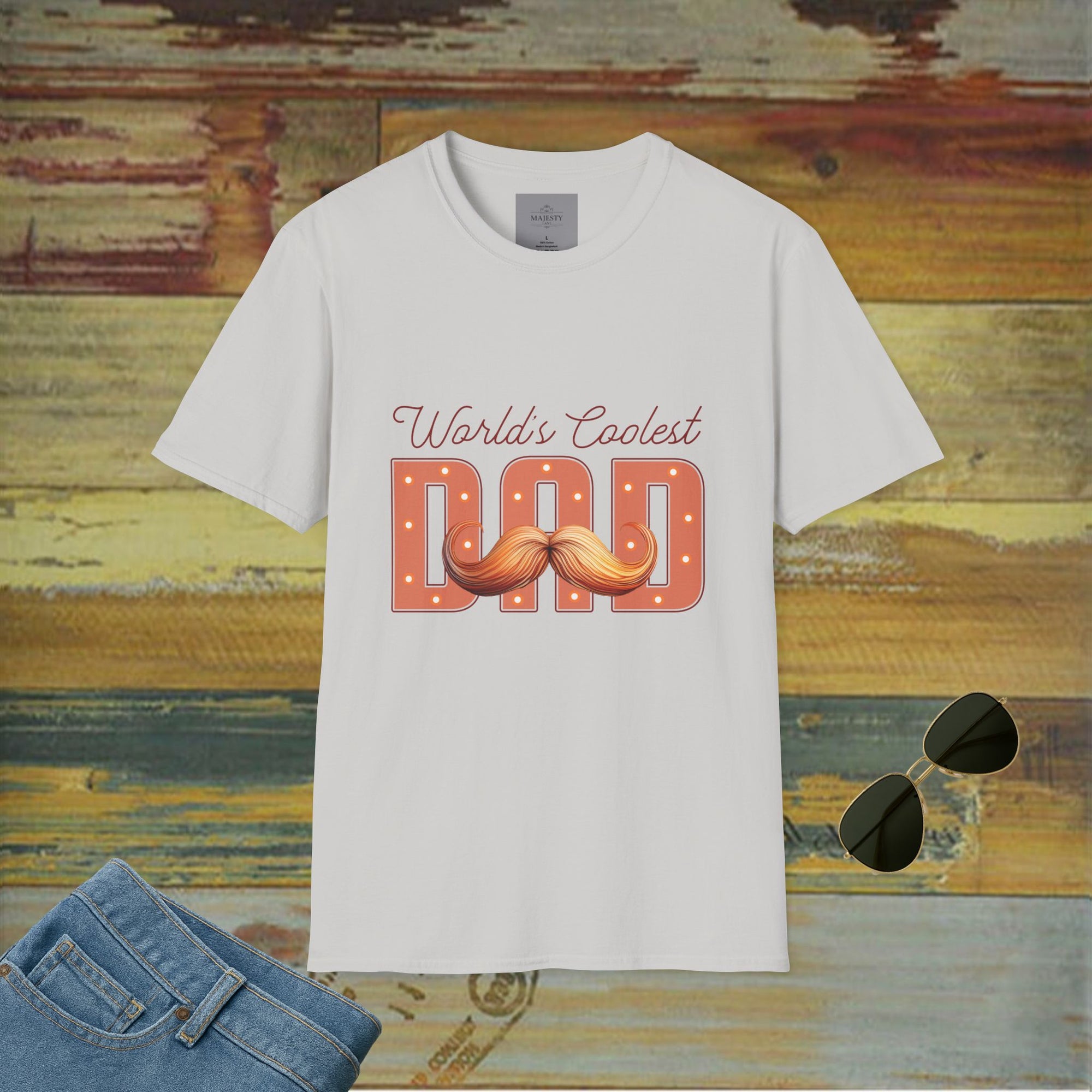 World's Coolest Dad T-Shirt, Softstyle Tee