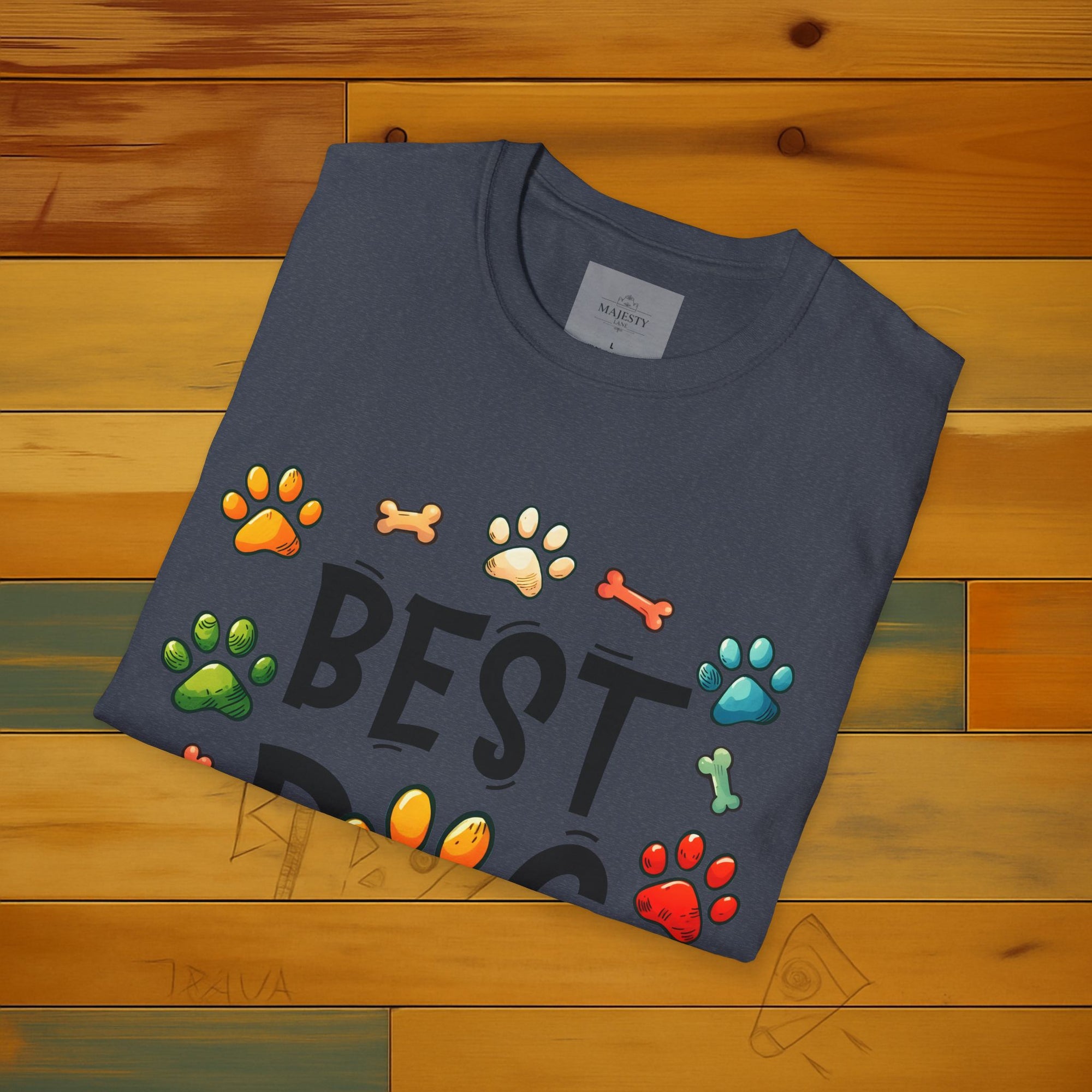 Best Dog Dad T-Shirt, Softstyle Tee