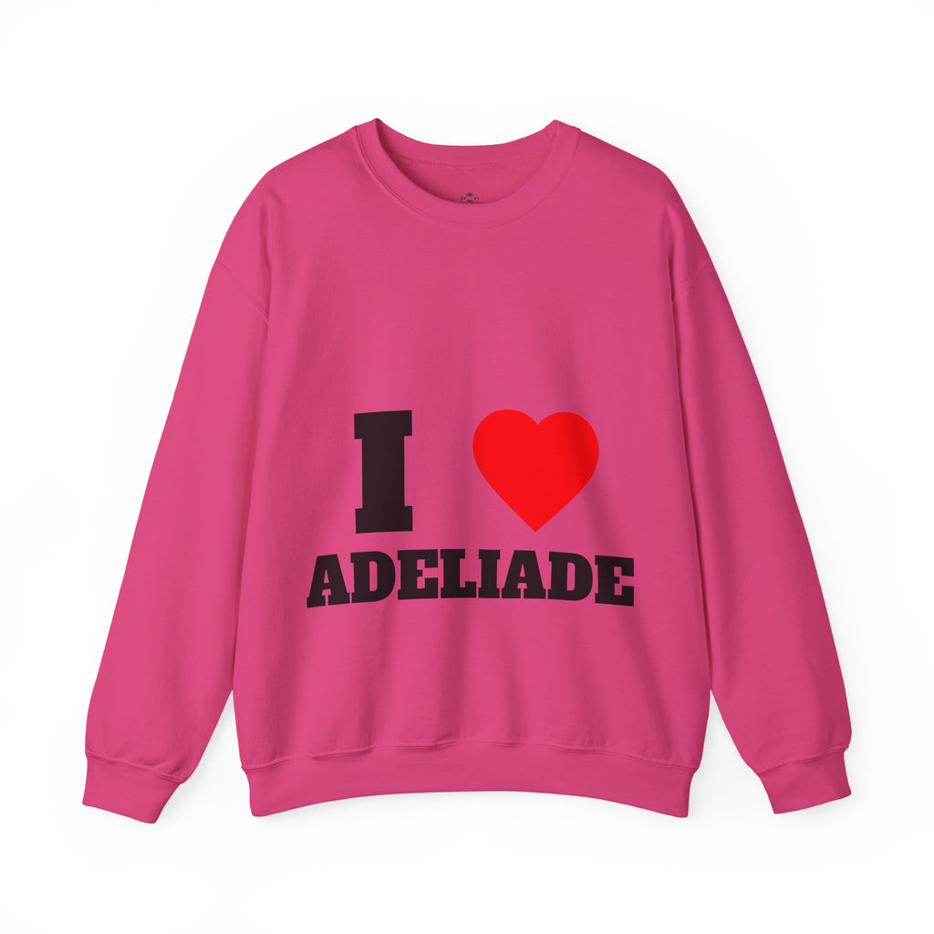 I Love Adeliade Unisex Crewneck Sweatshirt | Cozy Gift for Travelers, Fashion Lovers, Tasmania Souvenir, Comfortable Sweatshirt, [...]