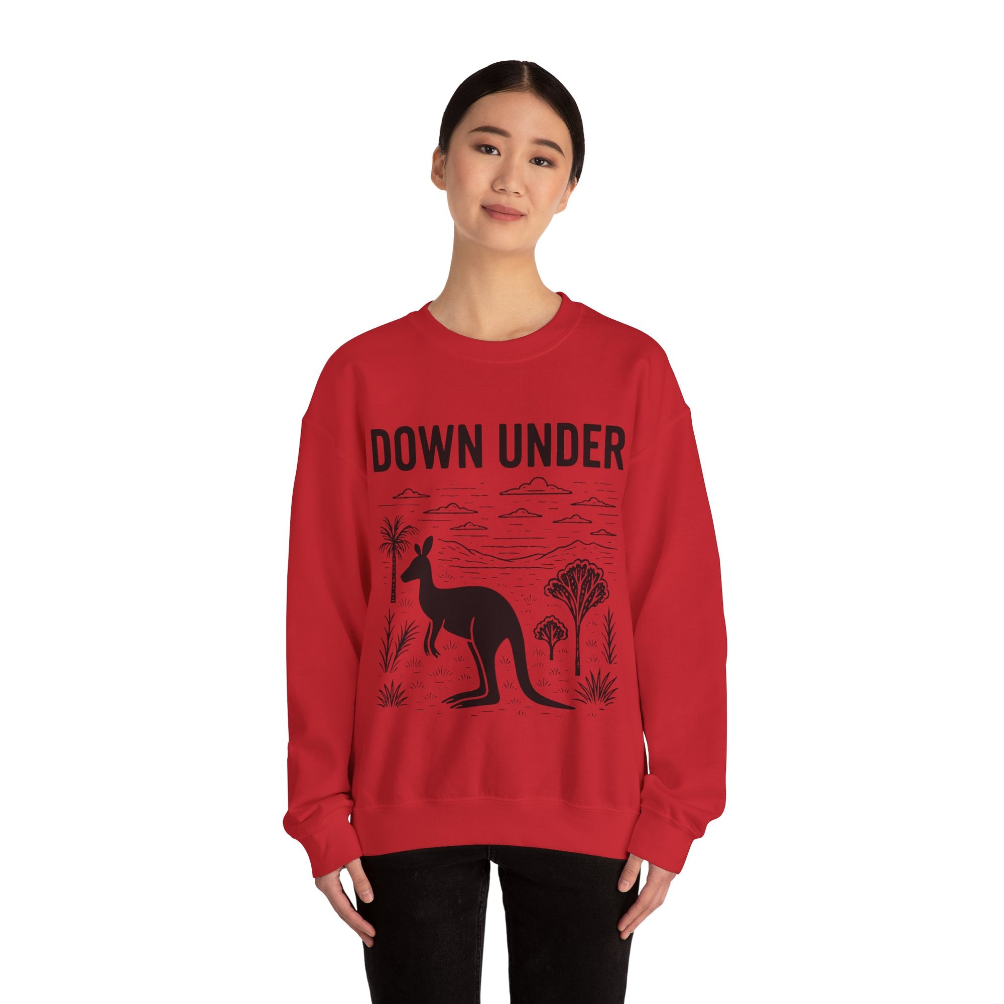 Down Under Unisex Crewneck Sweatshirt | Cozy Gift for Travelers, Fashion Lovers, Tasmania Souvenir, Comfortable Sweatshirt, [...]