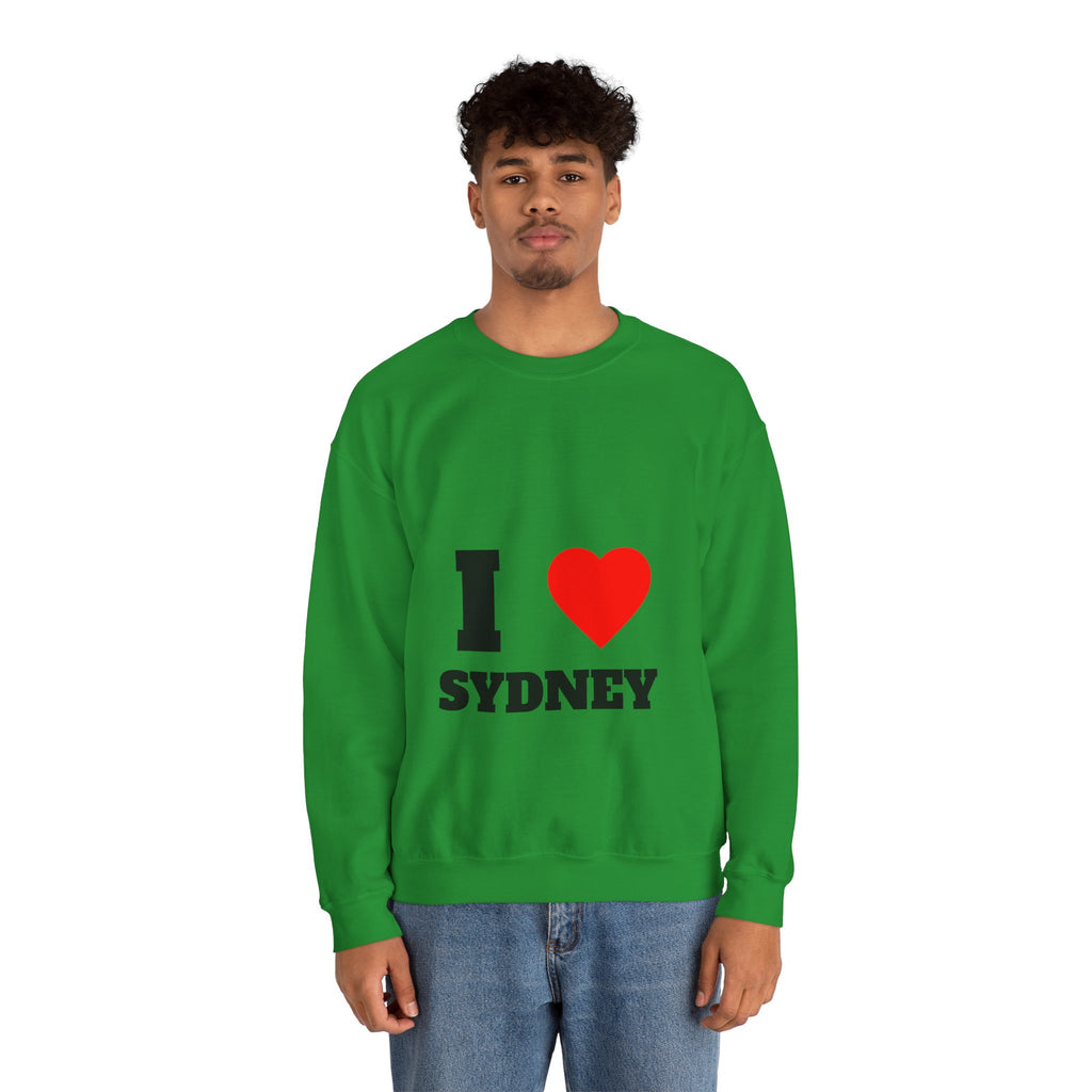 I Love Sydney Unisex Crewneck Sweatshirt | Cozy Gift for Travelers, Fashion Lovers, Tasmania Souvenir, Comfortable Sweatshirt, [...]