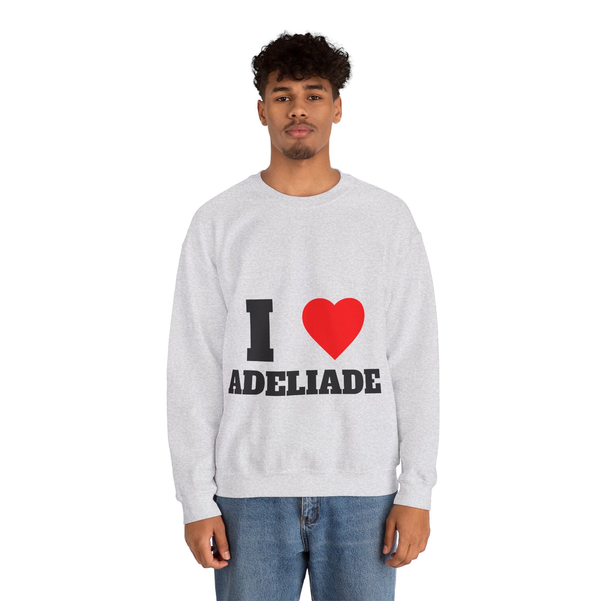 I Love Adeliade Unisex Crewneck Sweatshirt | Cozy Gift for Travelers, Fashion Lovers, Tasmania Souvenir, Comfortable Sweatshirt, [...]