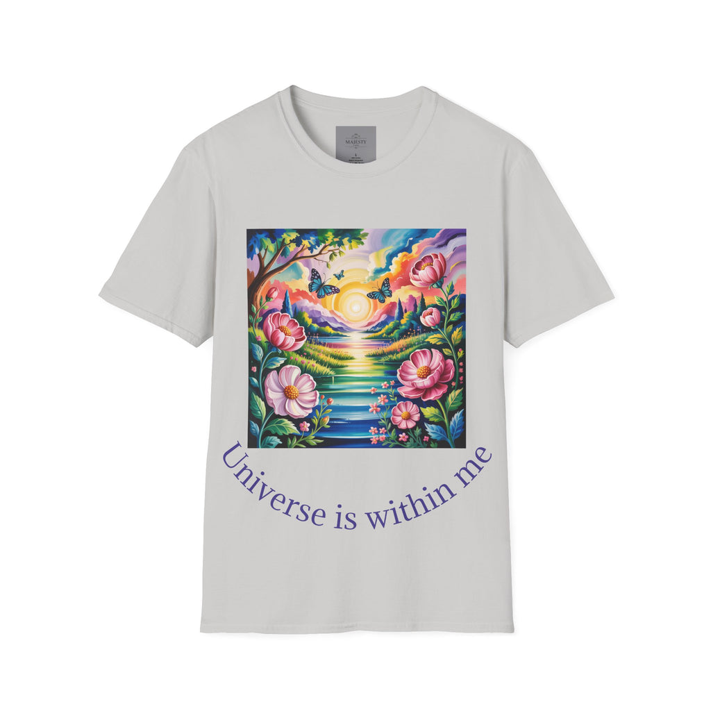 Universe is Within Me Unisex T-Shirt, Softstyle Tee, Inspirational Shirt, Heartfelt Gift