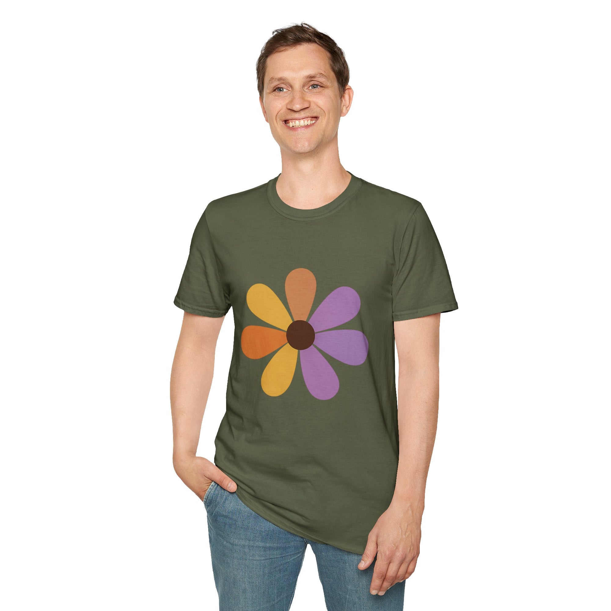 Blooming Flower Unisex T-Shirt, Softstyle Tee, Inspirational Shirt, Heartfelt Gift