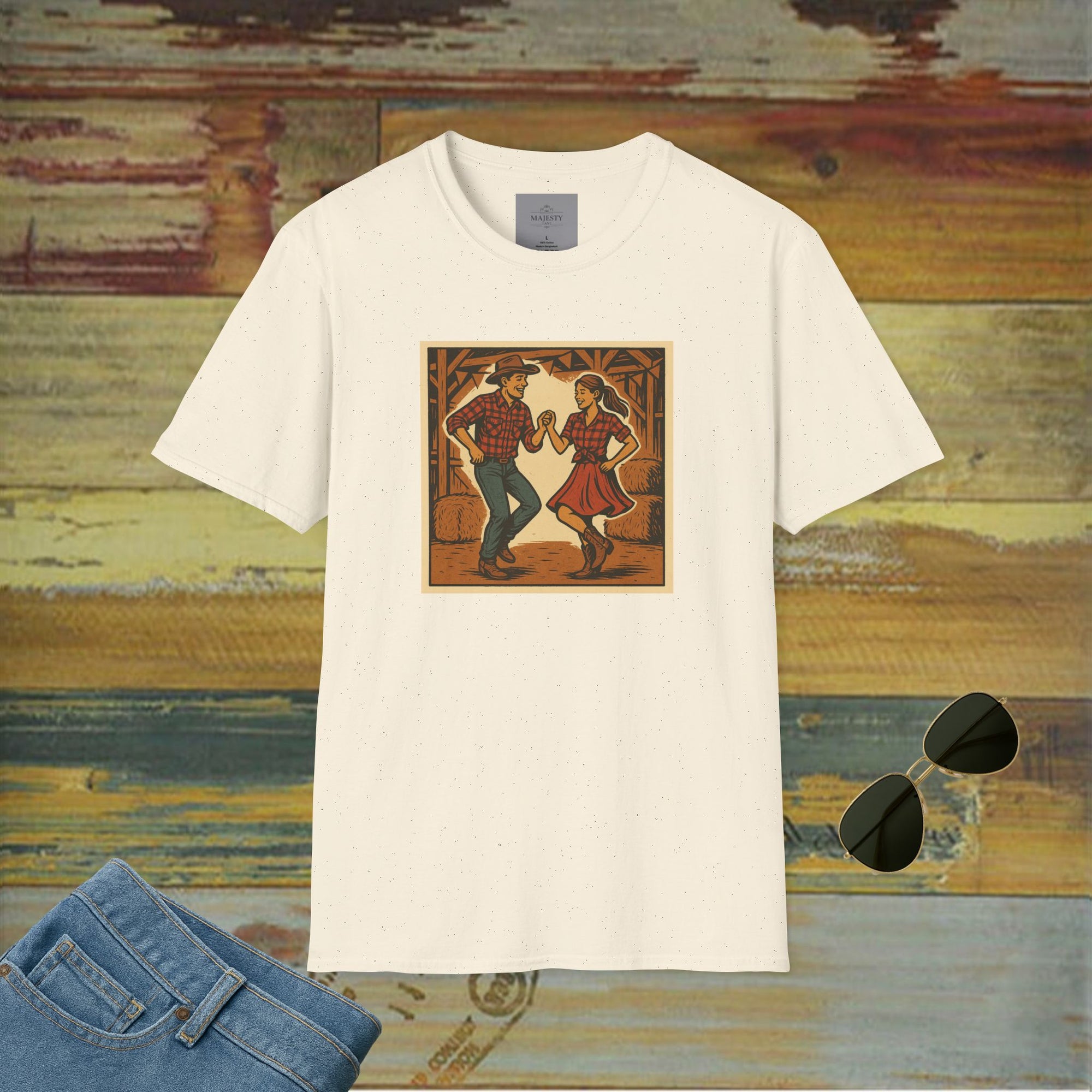 Country's Energy Coming Together Unisex T-Shirt, Softstyle Tee, Inspirational Shirt, Heartfelt Gift