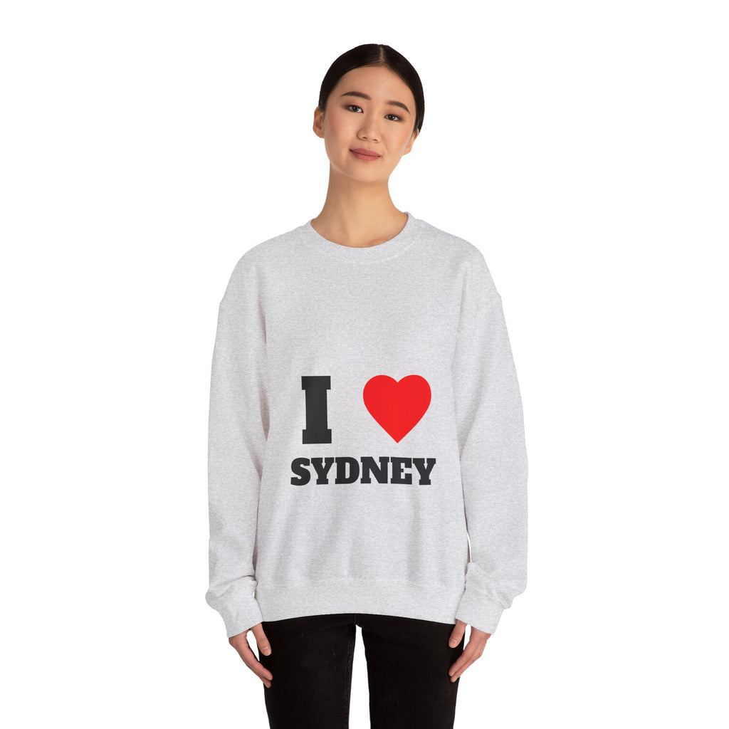 I Love Sydney Unisex Crewneck Sweatshirt | Cozy Gift for Travelers, Fashion Lovers, Tasmania Souvenir, Comfortable Sweatshirt, [...]
