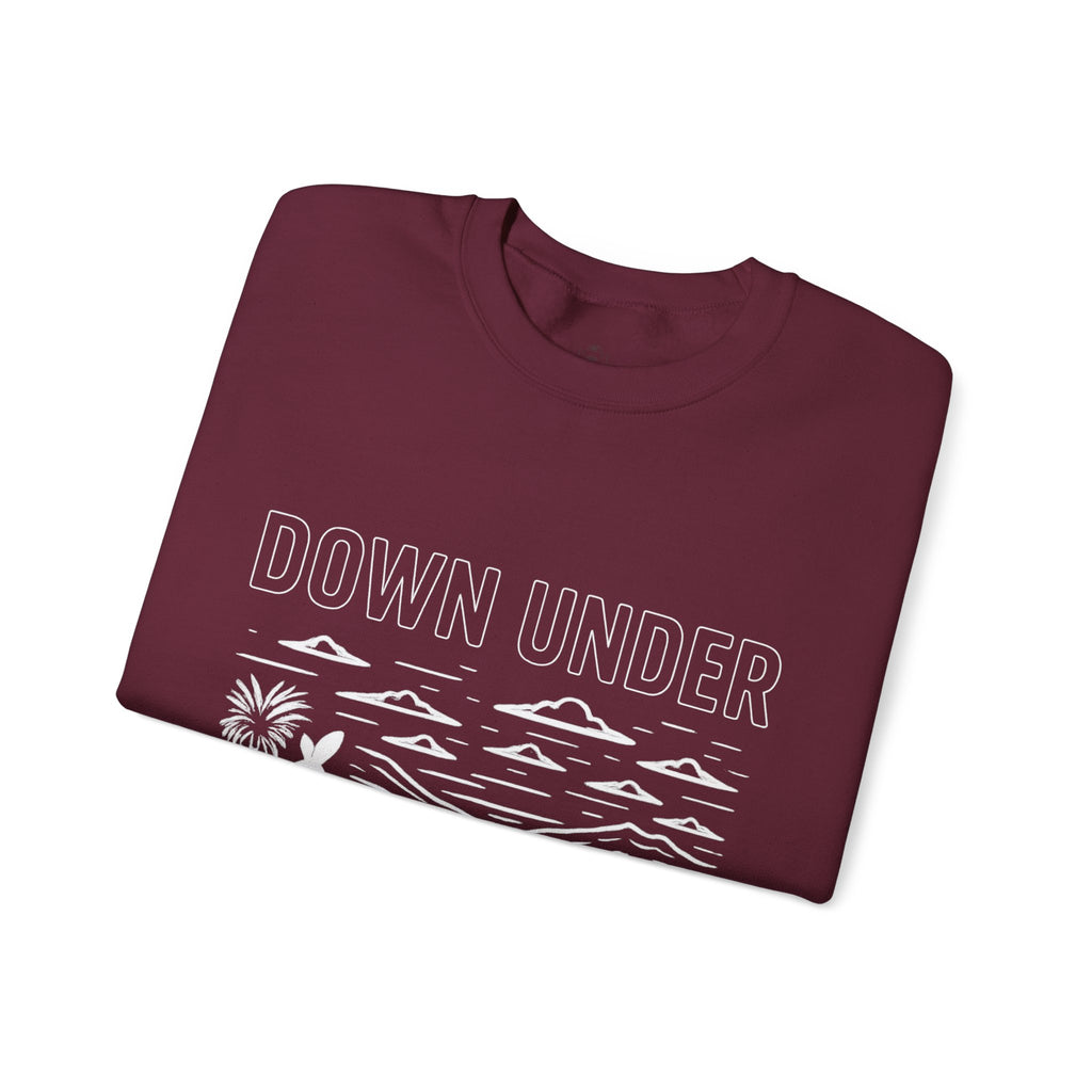 Down Under Unisex Crewneck Sweatshirt | Cozy Gift for Travelers, Fashion Lovers, Tasmania Souvenir, Comfortable Sweatshirt, [...]
