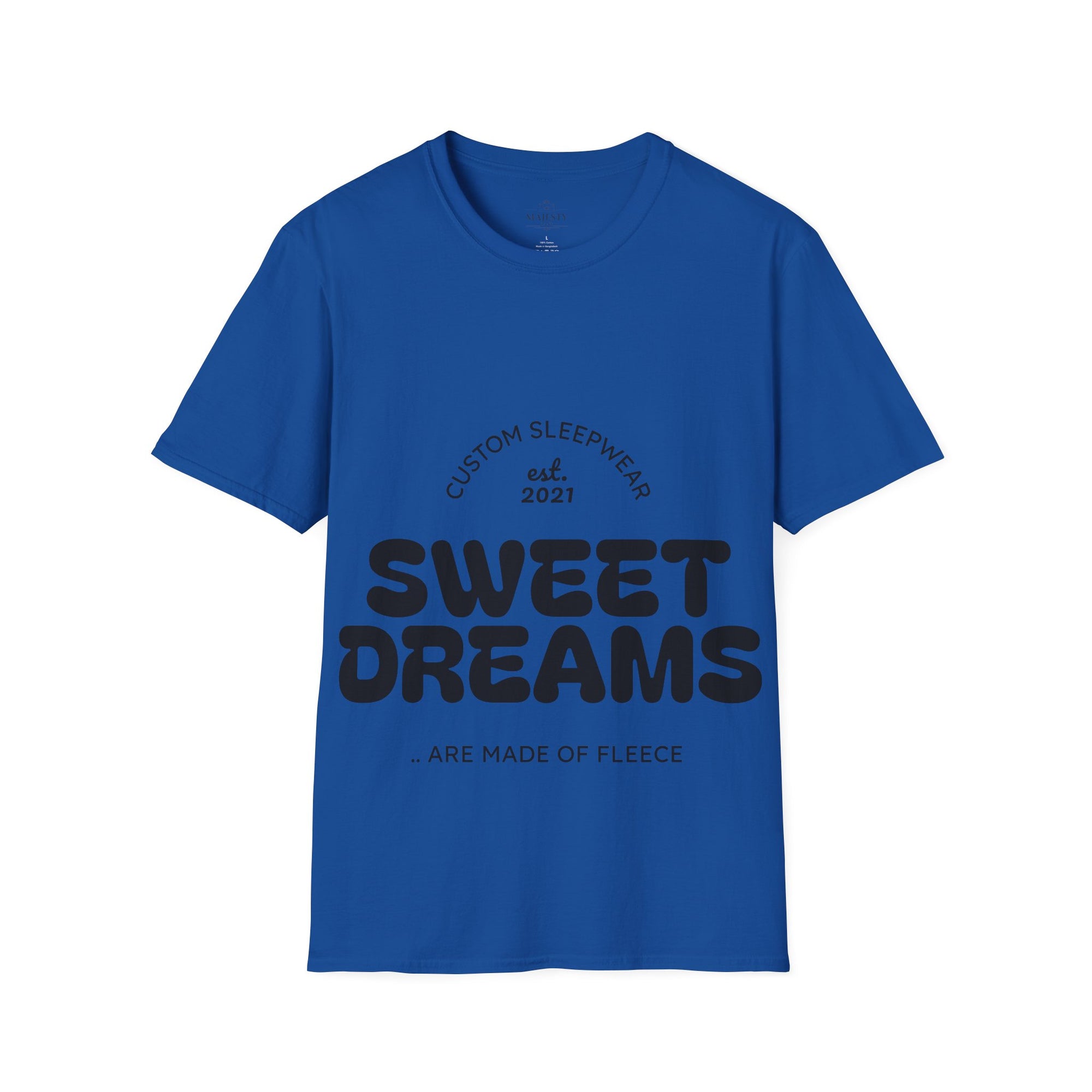 Sweet Dreams Unisex Sleep T-Shirt, Cozy Lounge Wear, Gift for Sleep Lovers, Sleepover Essentials, Custom Sleepwear