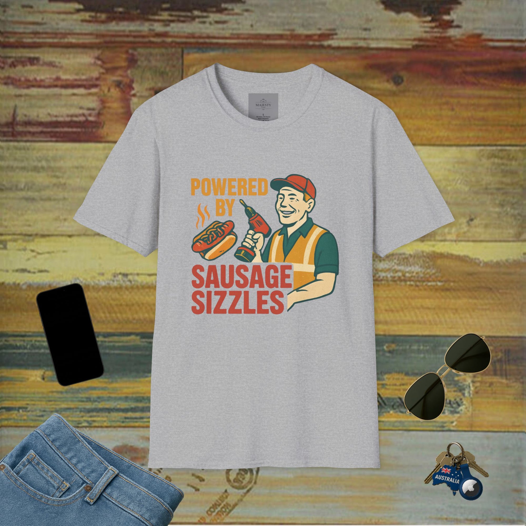 Susage Sizzles Dad T-Shirt, Softstyle Tee