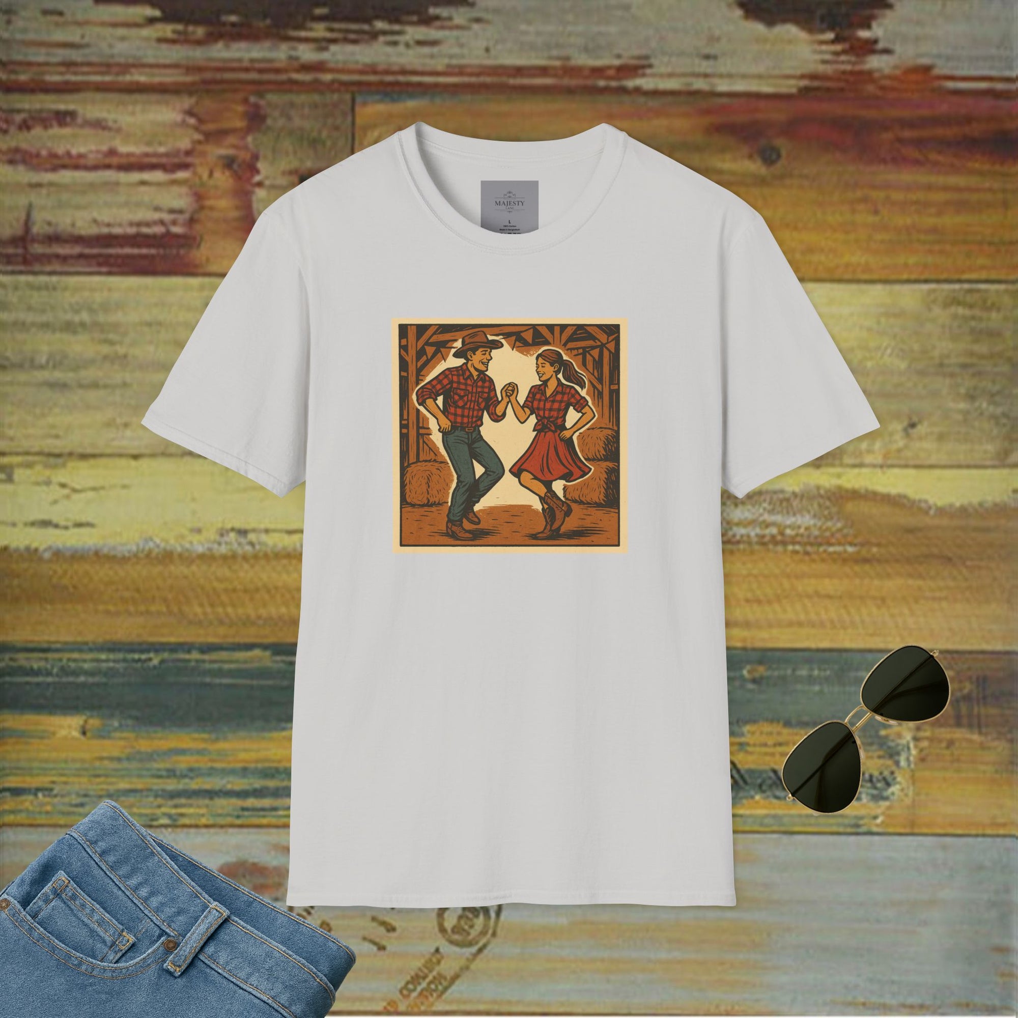 Country's Energy Coming Together Unisex T-Shirt, Softstyle Tee, Inspirational Shirt, Heartfelt Gift