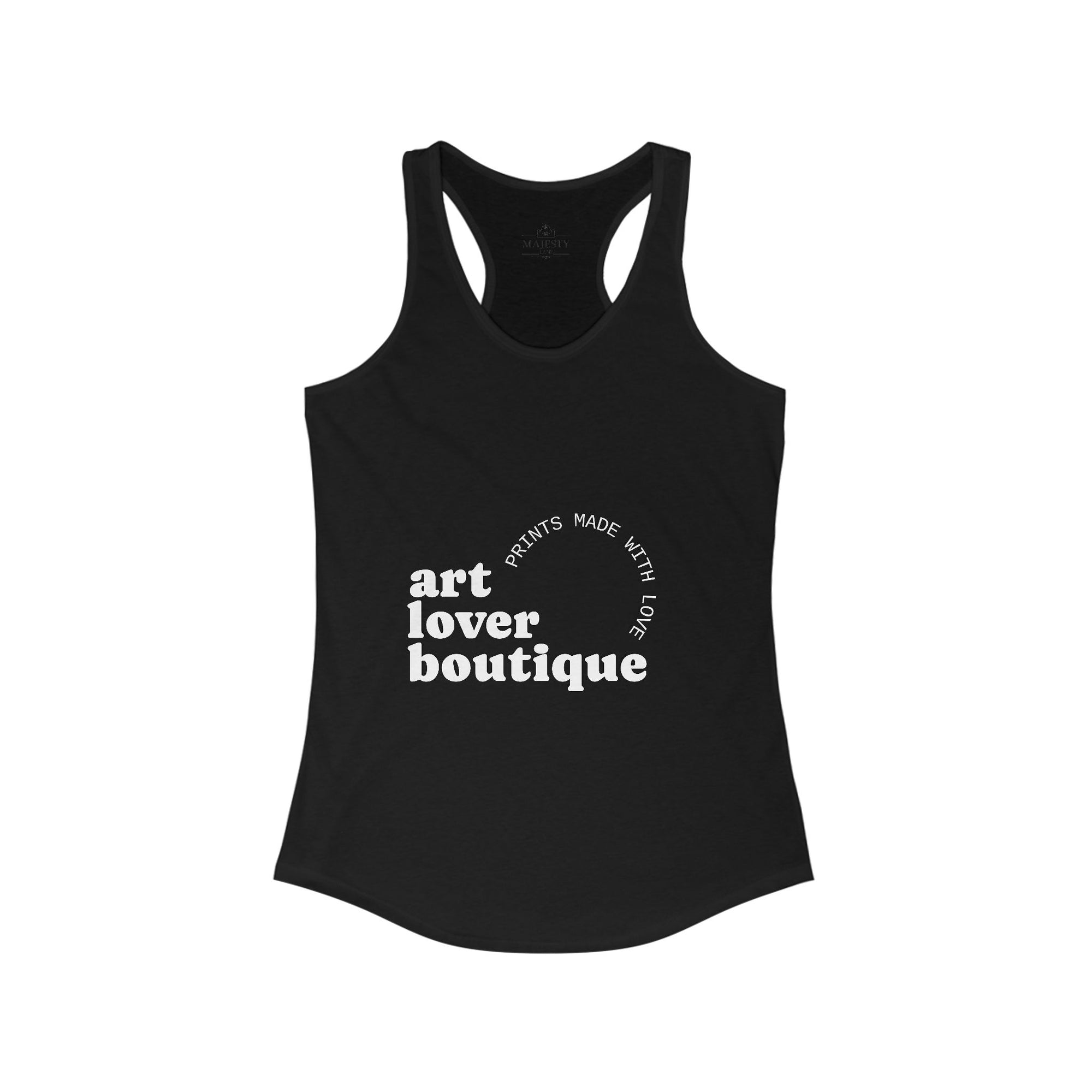 Art Lover Botique Racerback Tank, Bohemian Style Top, Summer Attire, Casual Wear, Gift for Her, Festival Clothing