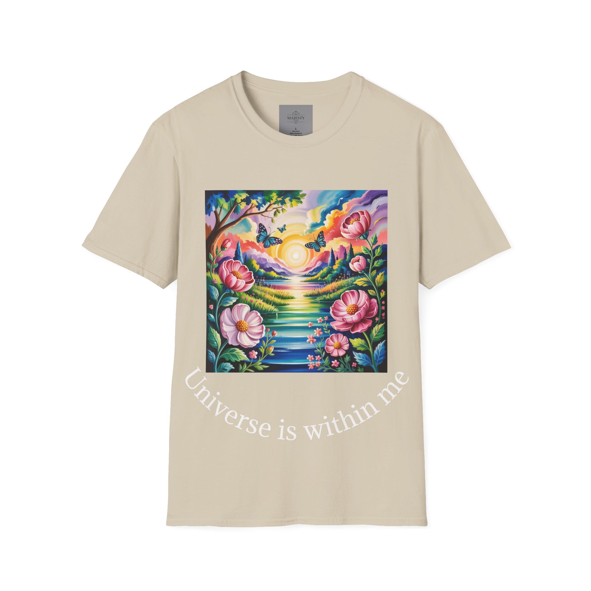 Universe is Within Me Unisex T-Shirt, Softstyle Tee, Inspirational Shirt, Heartfelt Gift