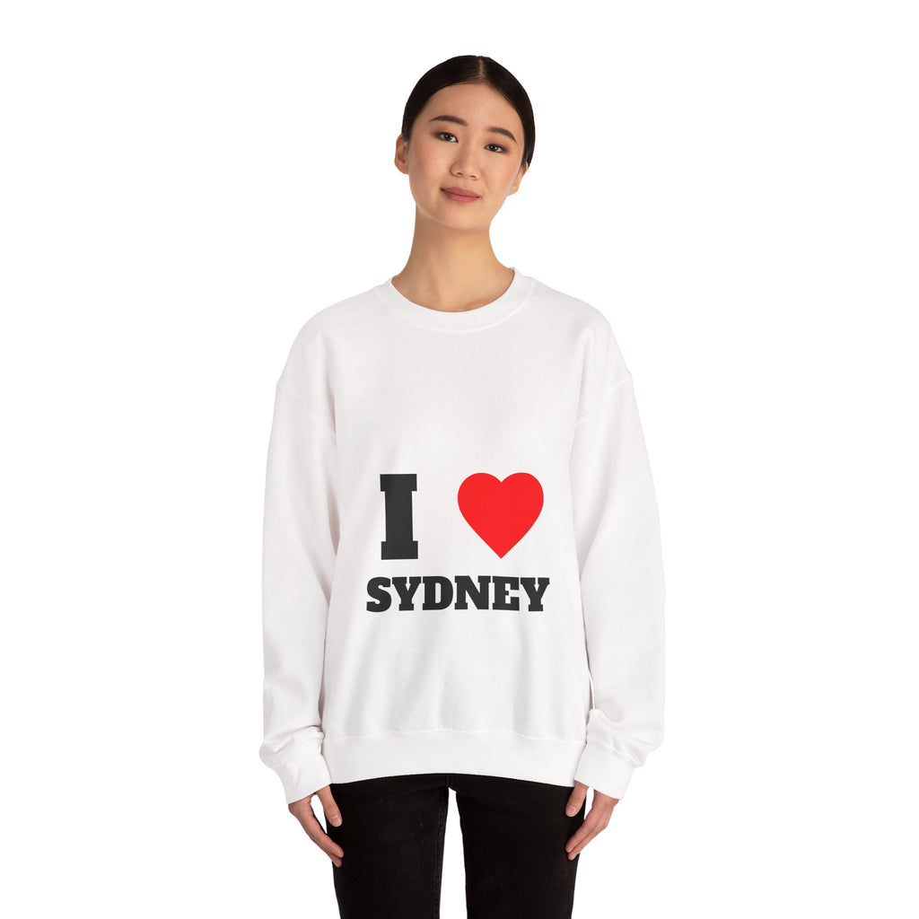 I Love Sydney Unisex Crewneck Sweatshirt | Cozy Gift for Travelers, Fashion Lovers, Tasmania Souvenir, Comfortable Sweatshirt, [...]