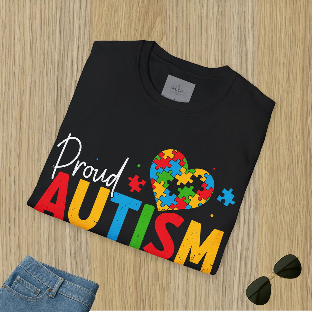 Proud Autism Dad T-Shirt, Softstyle Tee