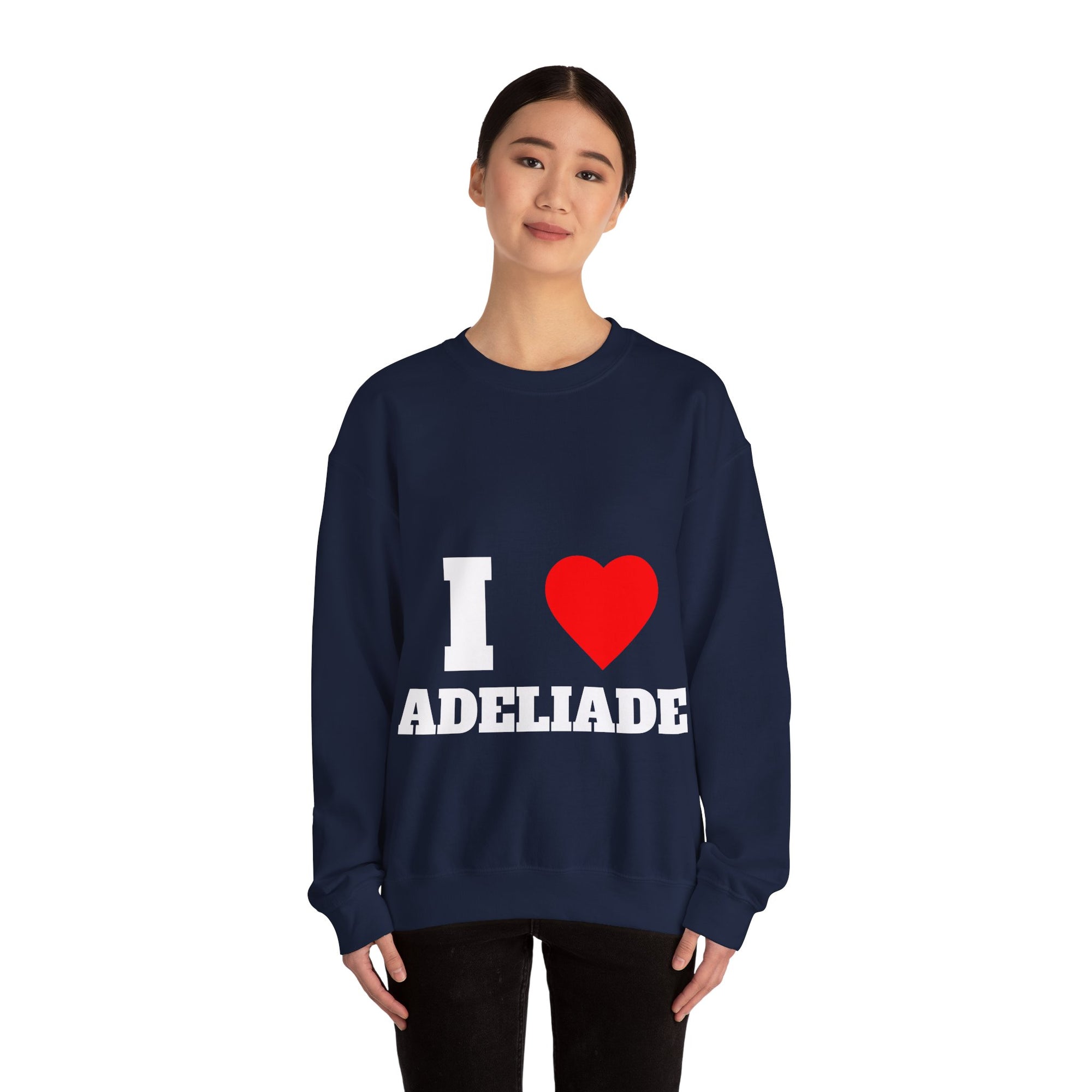 I Love Adeliade Unisex Crewneck Sweatshirt | Cozy Gift for Travelers, Fashion Lovers, Tasmania Souvenir, Comfortable Sweatshirt, [...]