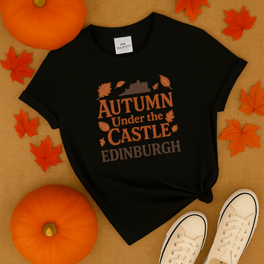 Autumn under the Castle Edinburgh T-Shirt