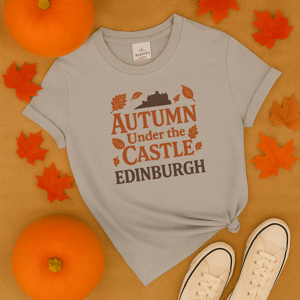 Autumn under the Castle Edinburgh T-Shirt