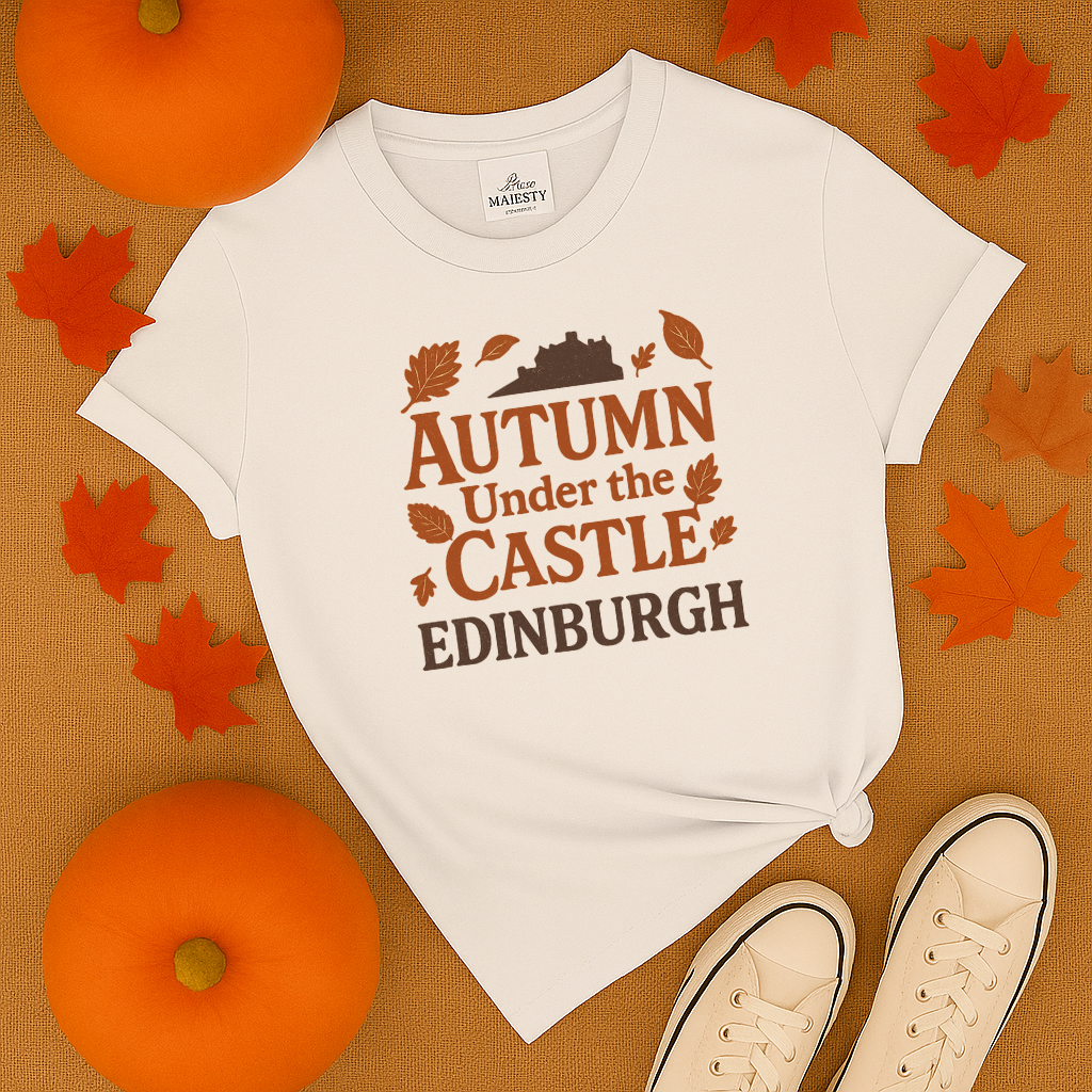 Autumn under the Castle Edinburgh T-Shirt