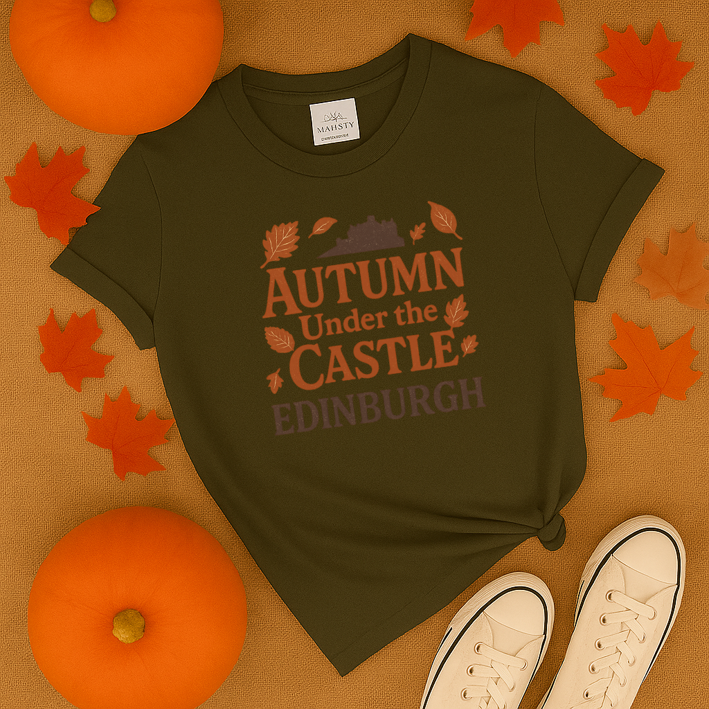 Autumn under the Castle Edinburgh T-Shirt
