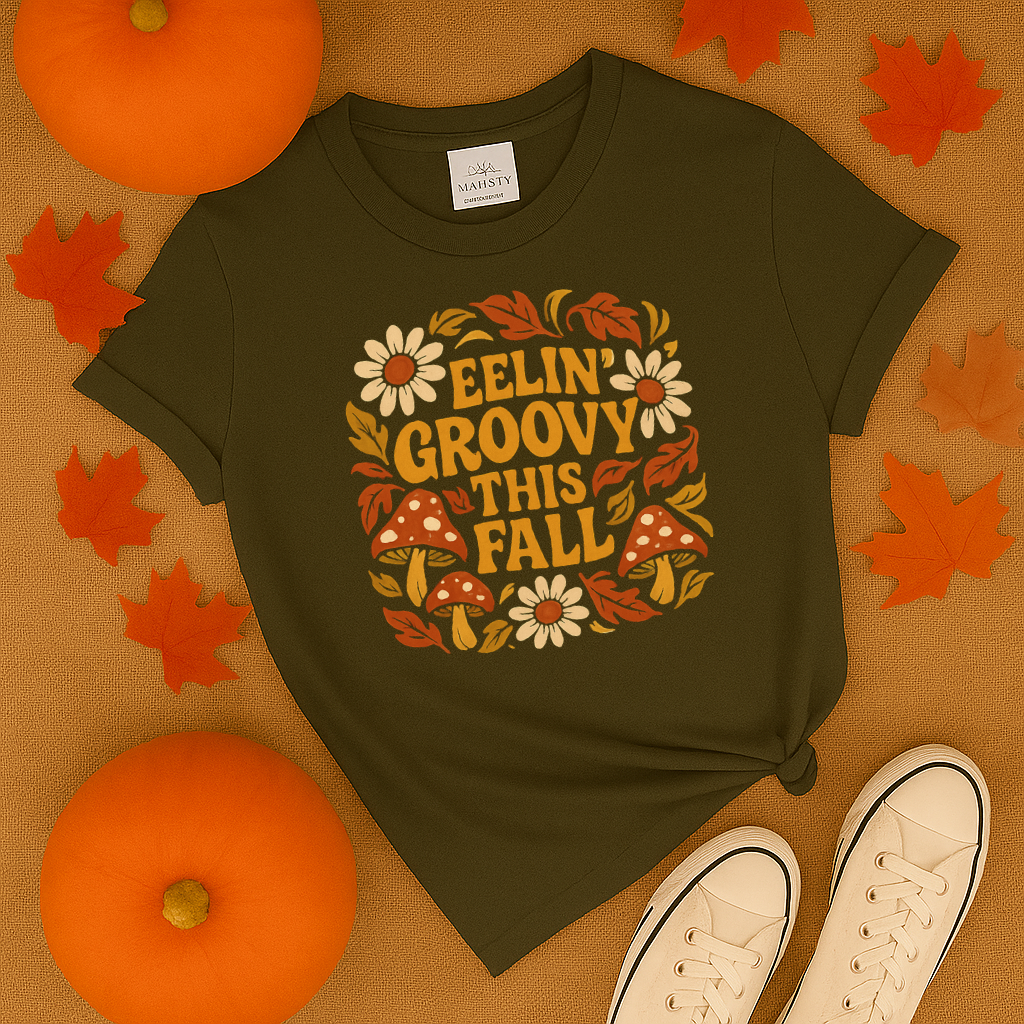 'Eeelin Groovy This Fall T-Shirt