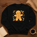 Gingerbread and Candy Cane Sweatshirt