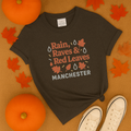 Rain Raves & Red Leaves Manchester T-Shirt