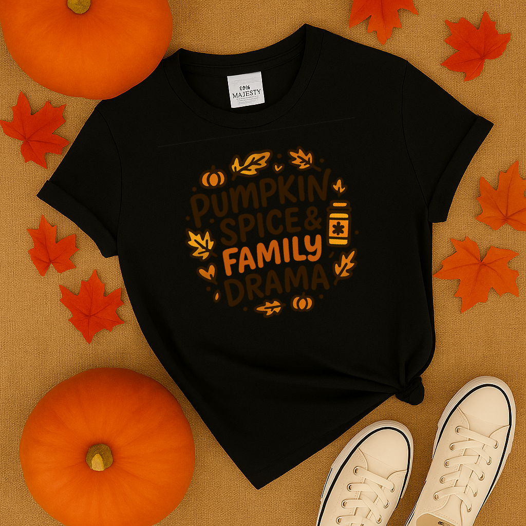 Pumpkin Spice and Family Drama T-Shirt