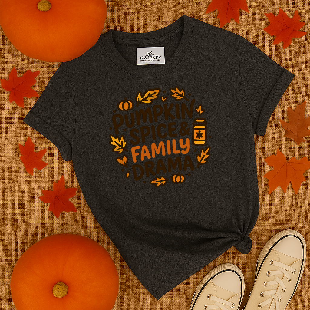 Pumpkin Spice and Family Drama T-Shirt