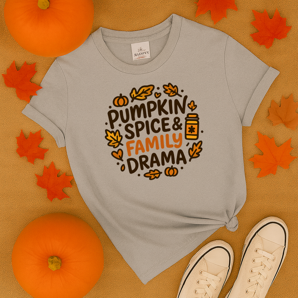 Pumpkin Spice and Family Drama T-Shirt