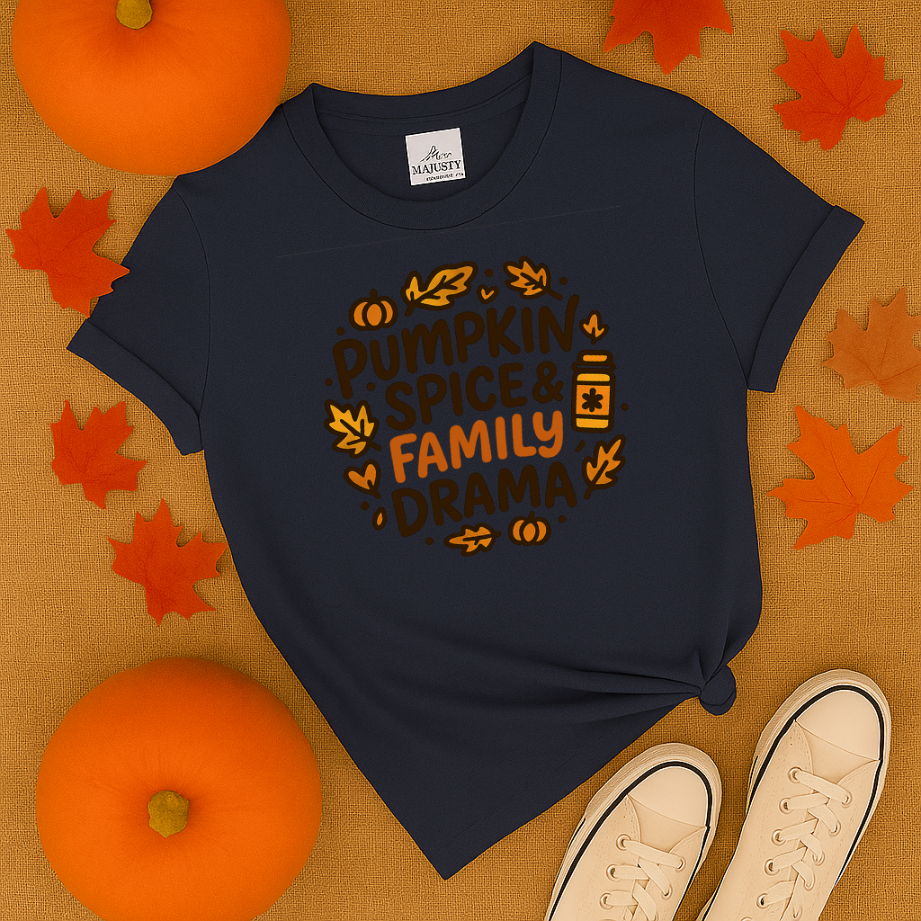 Pumpkin Spice and Family Drama T-Shirt