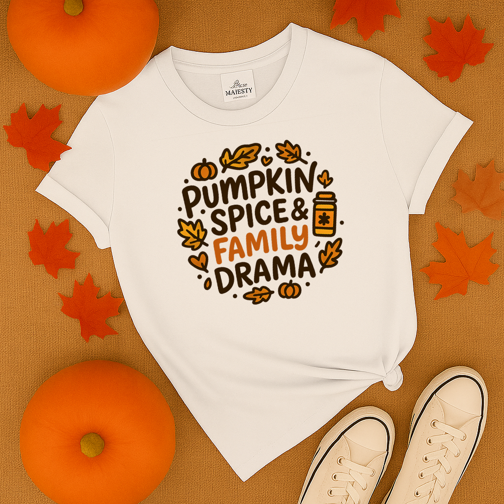 Pumpkin Spice and Family Drama T-Shirt